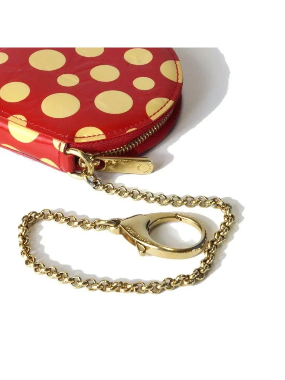 Louis Vuitton Porto Monechapo Vernis Coin Purse Dot Pattern Yayoi Kusama